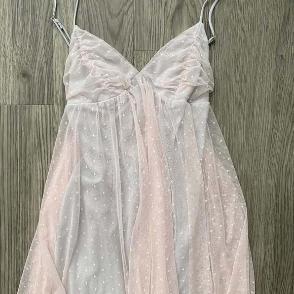 Lucy in the Sky Dresses & Skirts - Lucy In The Sky Pink Babydoll Dress